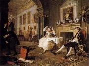 HOGARTH, William Marriage a la Mode:Shortly after the Marriage Sweden oil painting artist